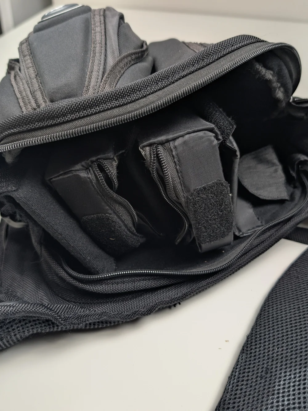 Cramer 111995 Rigid Lite Messenger Kit Athletic Trainer Sling Bag Black